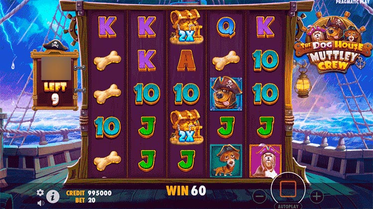 Freespins with sticky wilds