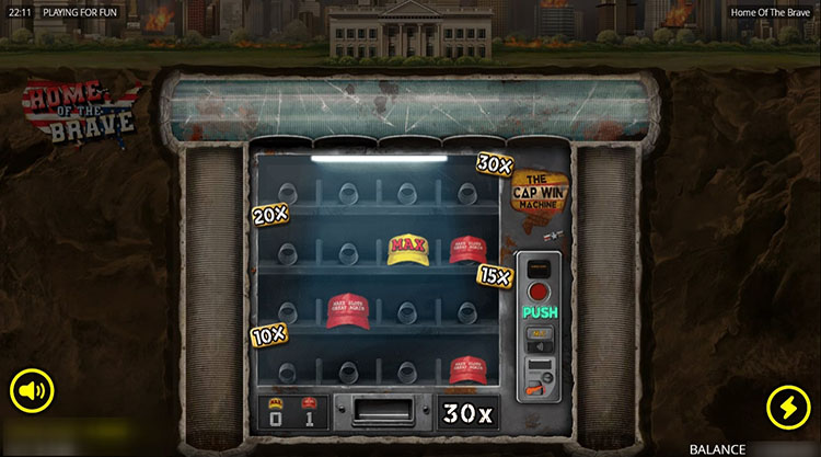 Bonus game in the machine